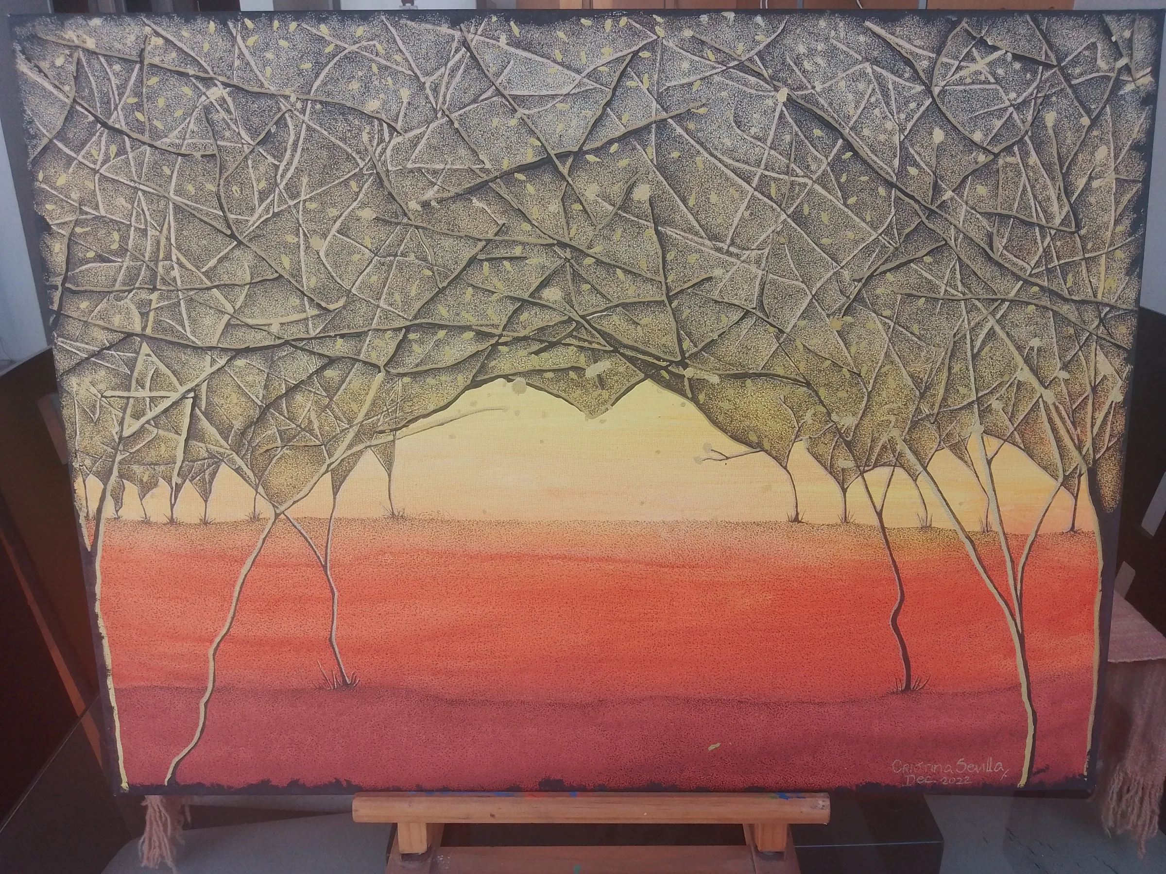 Bosque de Otoño — obra de Cristina Sevilla