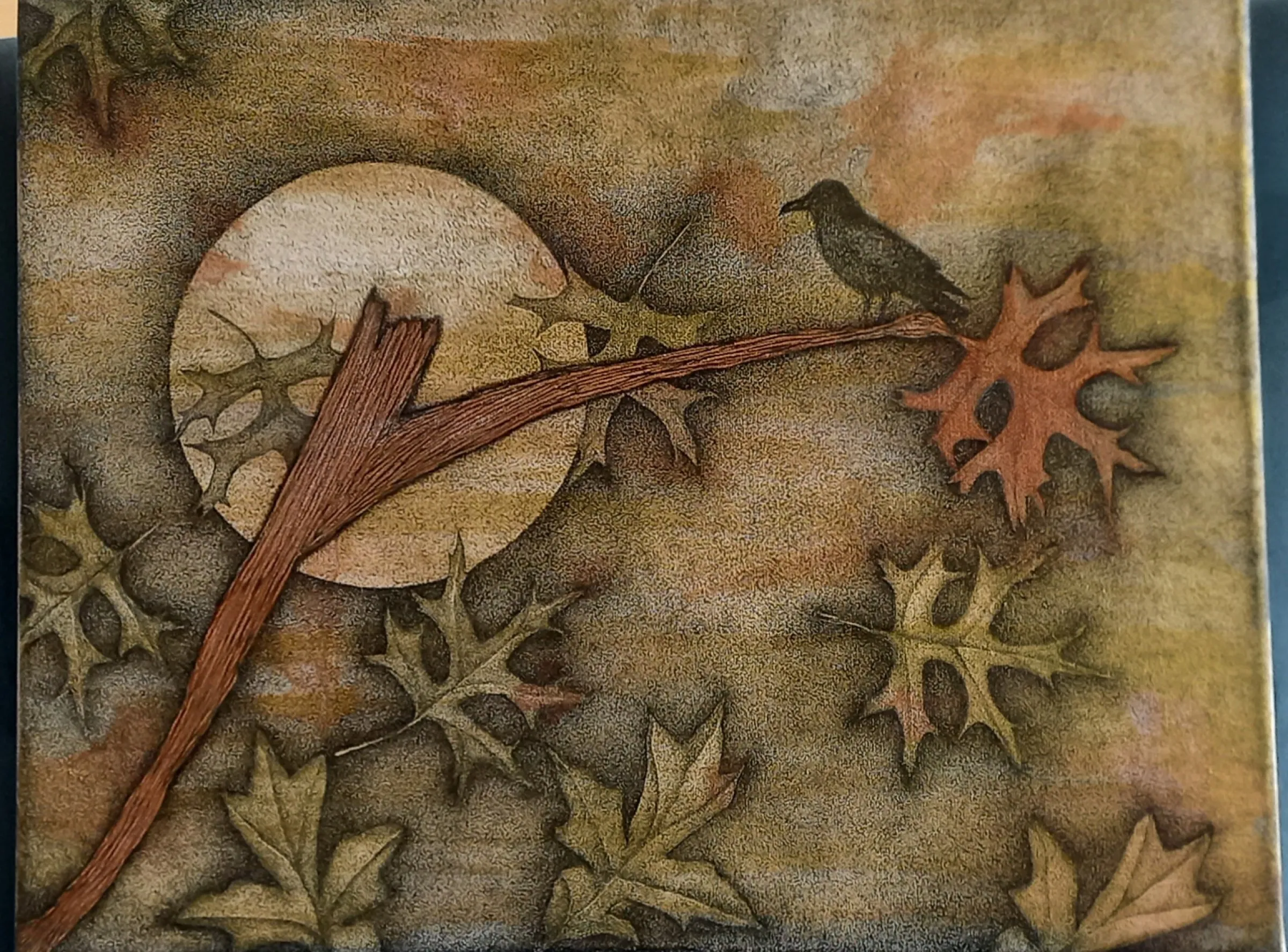 Cuervo de Otoño — obra de Cristina Sevilla
