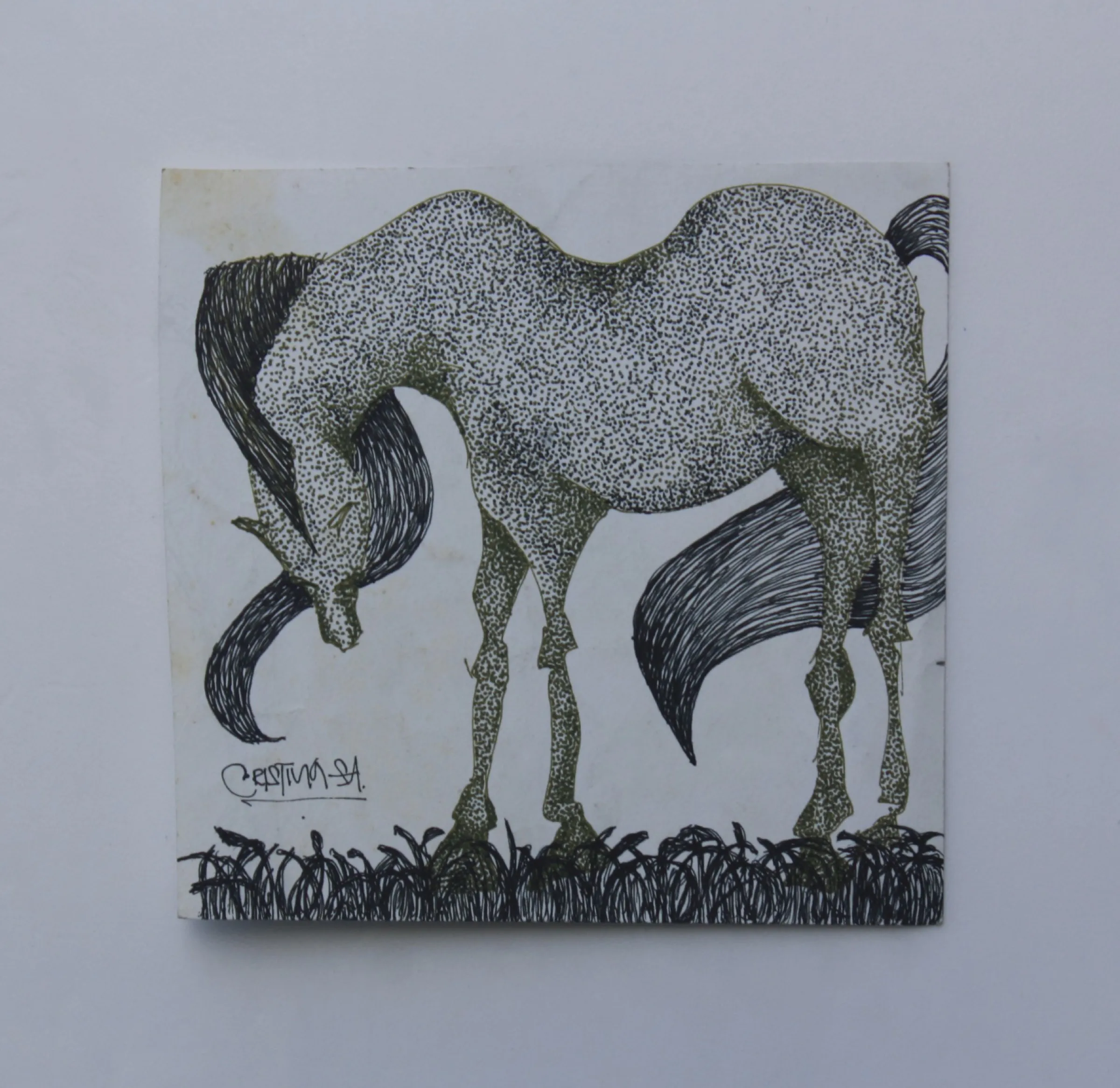 Curling Horse — obra de Cristina Sevilla