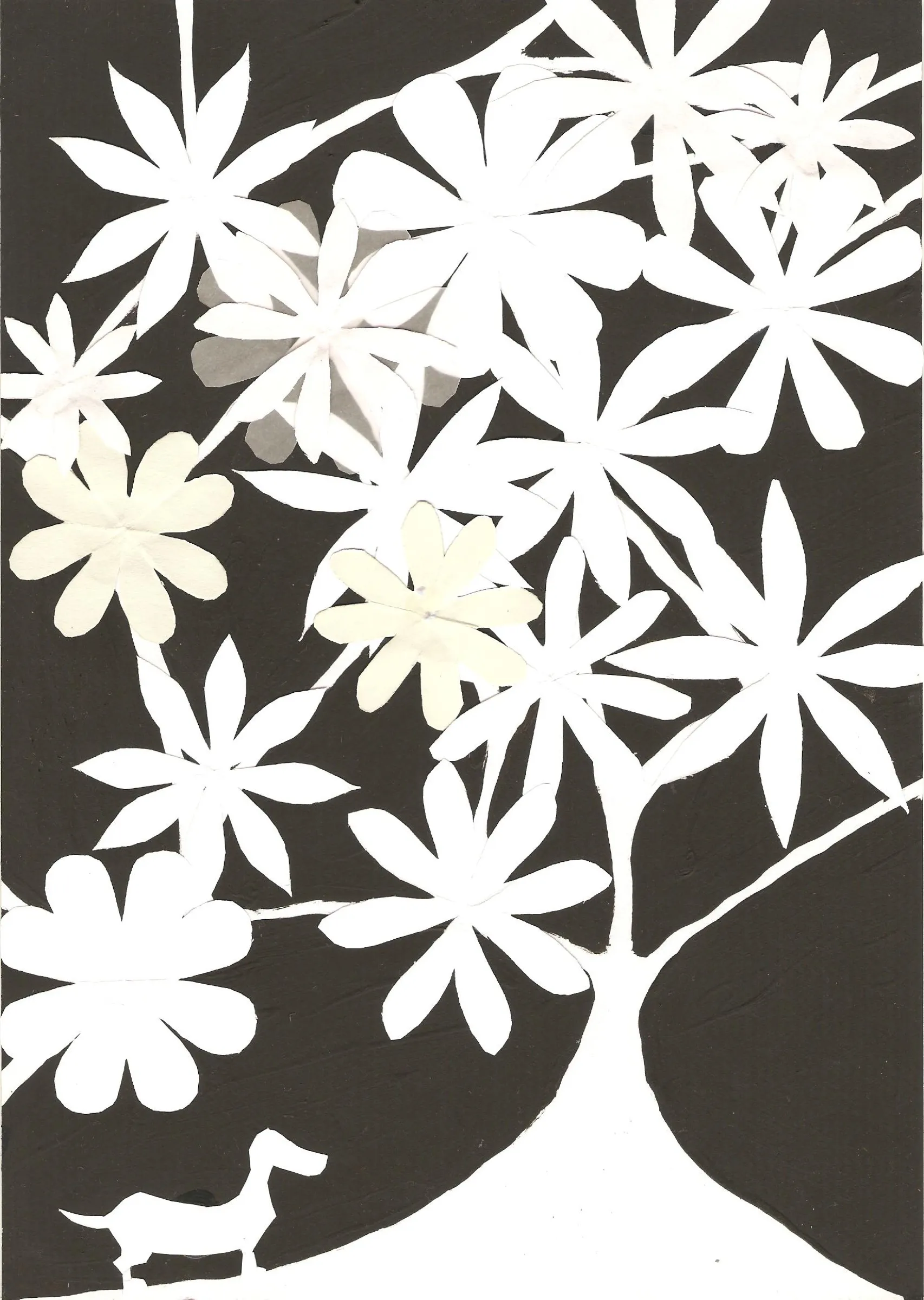 Origami Flowers Collage — obra de Cristina Sevilla