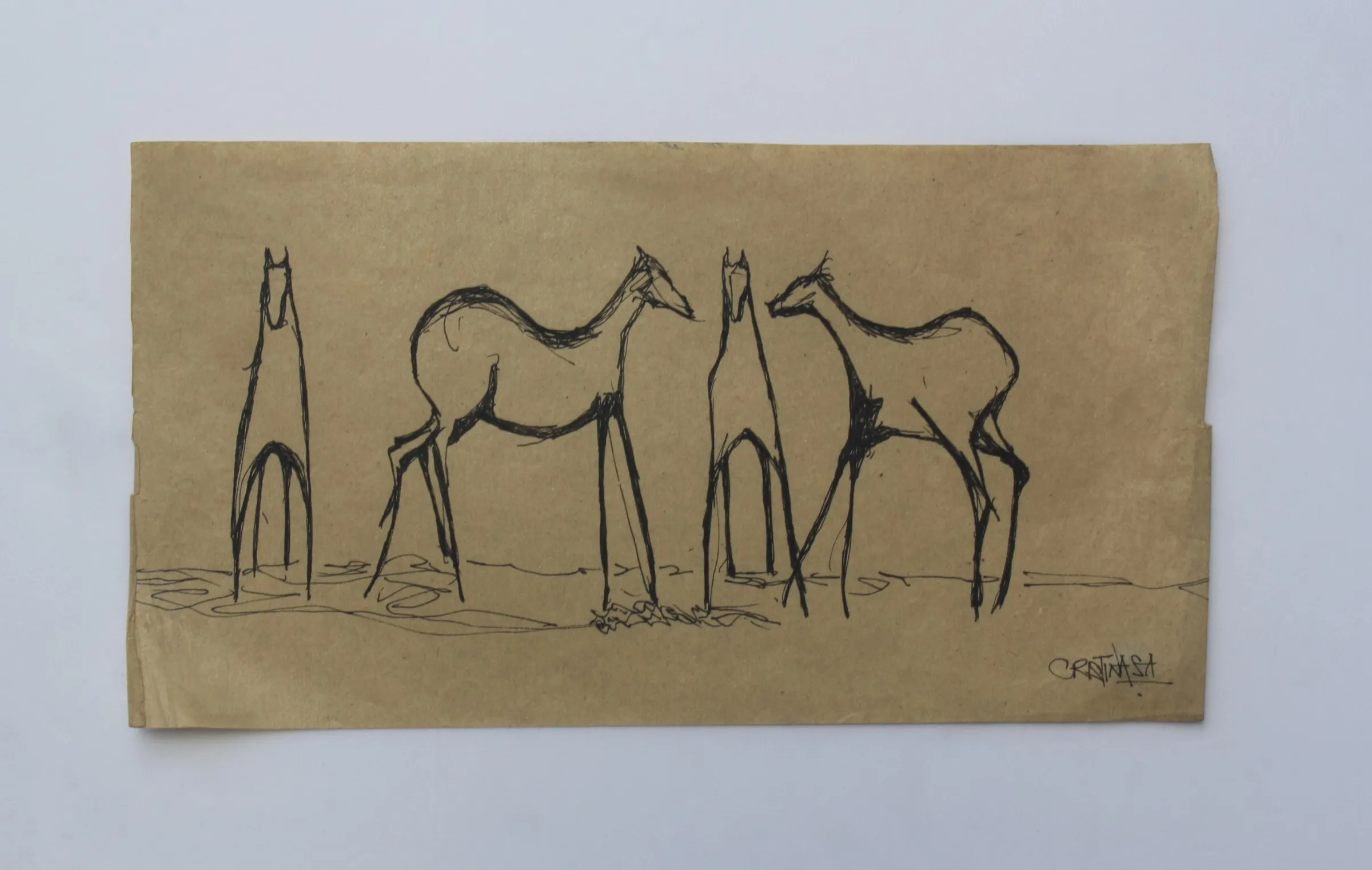 Primitive Horses — obra de Cristina Sevilla